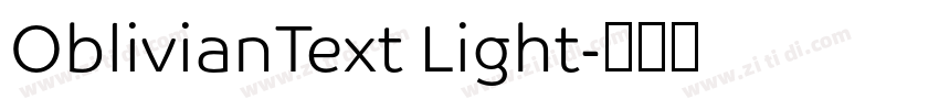 OblivianText Light字体转换